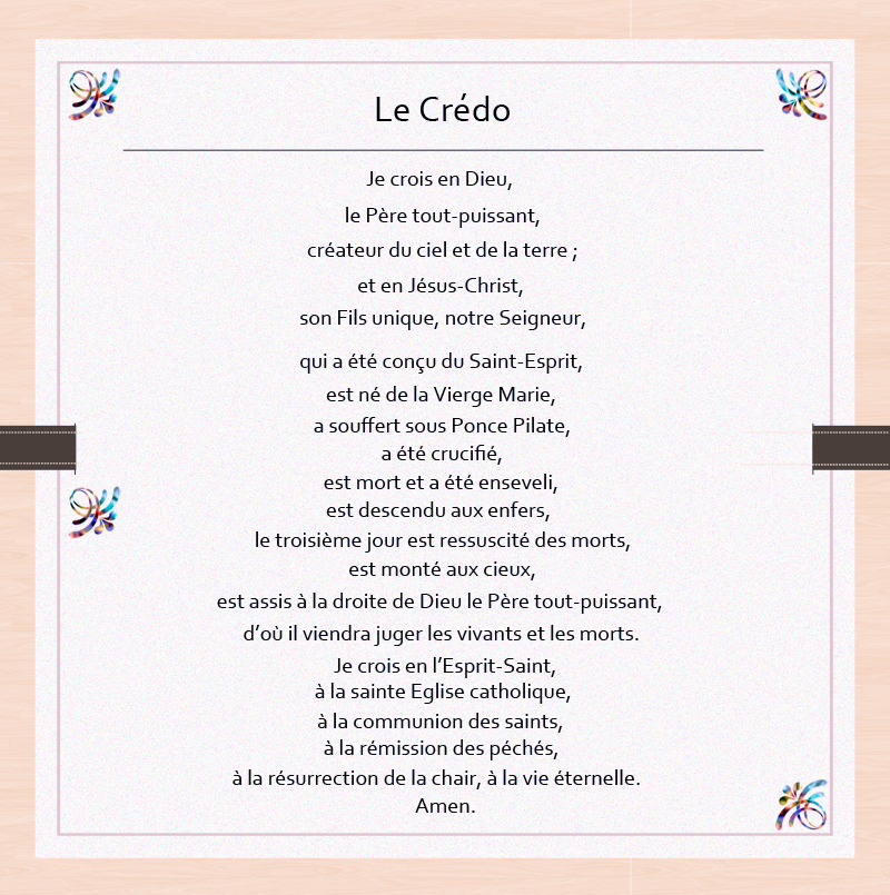 Le Crédo